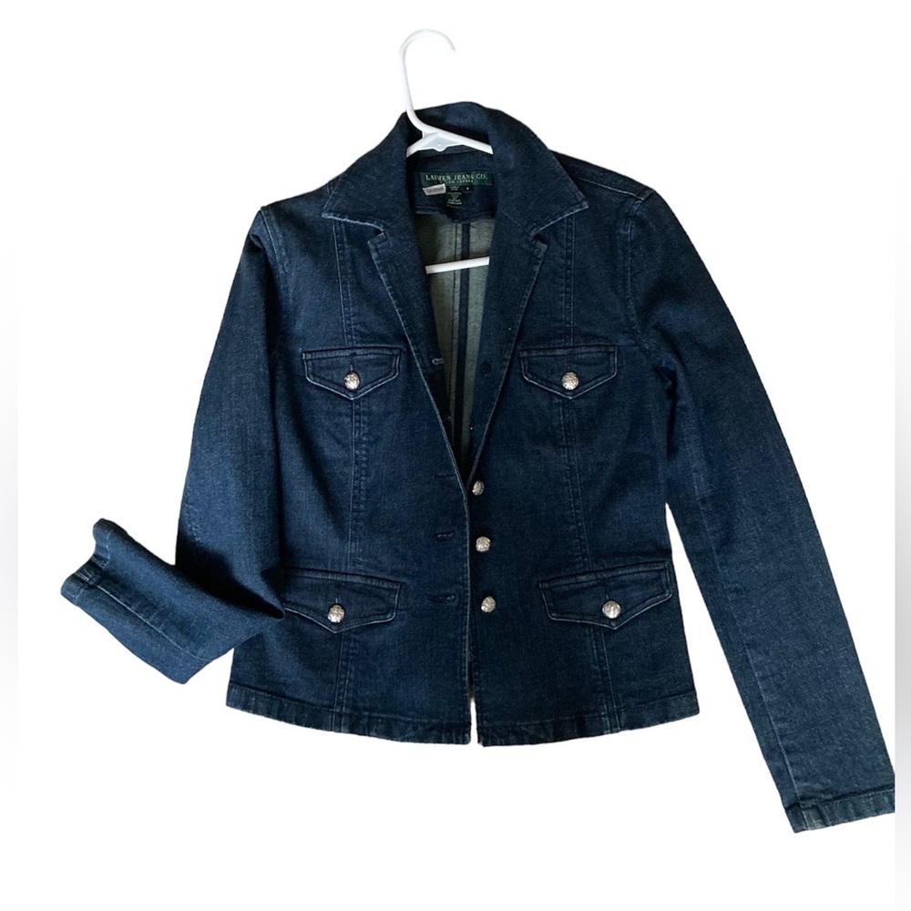 Lauren Jeans Co. Ralph Lauren Jacket, Y2K, Size S, 4 Pockets, 2%Elastane Vintage - Picture 1 of 5